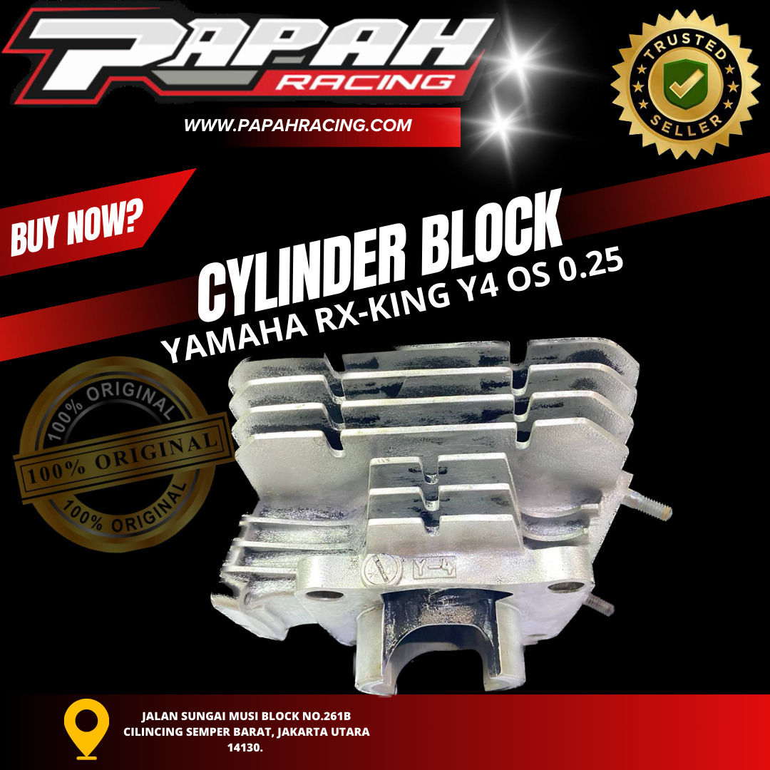 CYLINDER BLOCK BLOK YAMAHA RXKING Y4 OS 0.25